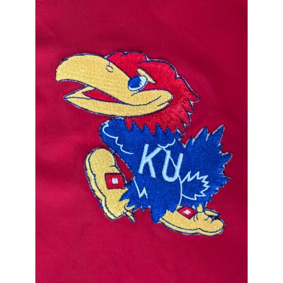 Vintage Cutter & Buck Kansas Jayhawks Windbreaker Men Medium Pullover Jacket - Picture 3 of 5